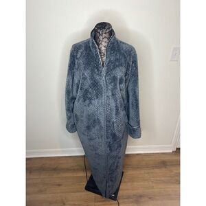 Sleep Wear Fluffy Zip Down One Piece Size M/L